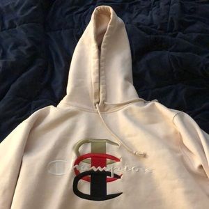 Supreme x Champion Pink Hoodie